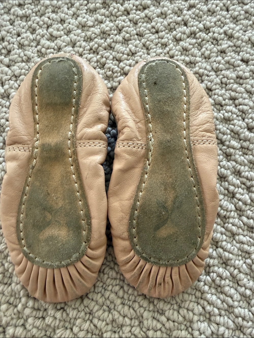 Capezio Kids Ballet Shoes in Light Beige - Picture 2 of 4